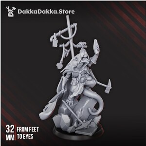 Delegati stampati in resina da 28 mm - Supervisore di turno a tre bracci