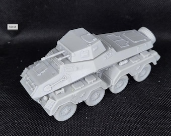 28mm World War 2- Resin Printed Sd.Kfz.231 (8 Rad) - Heavy Armored car (Germany, WW2)
