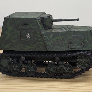 28 mm World War 2 Resin Printed-Truck-Panzer KhTZ-16 (USSR, WW2)