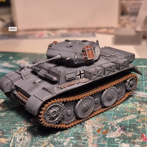 28 mm World War 2- Resin Printed- Panzer II Ausf.L «Luchs» (Deutschland, WW2)