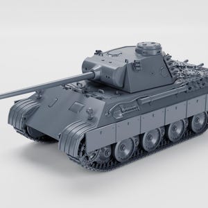 28mm World War 2-Resin Printed  Panzer V Panther Ausf.D (Germany, WW2)