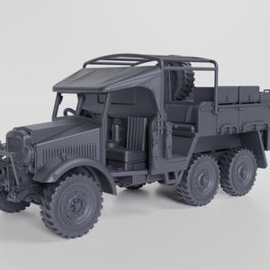 28mm World War 2-Resin Printed Morris CDSW 6x4 artillery tractor (UK, WW2)
