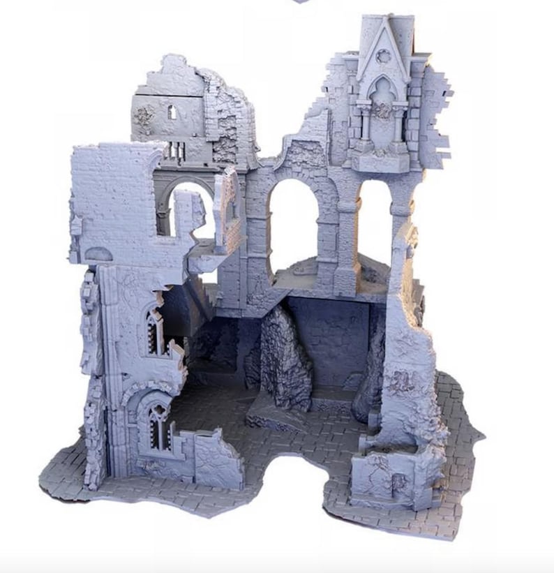 Ruins of Eldermoore 28mm Crumbling Watchtower - Etsy