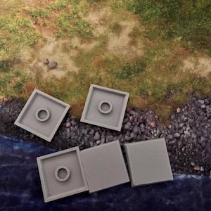Old World Bases with Magnet Holes Various Sizing
