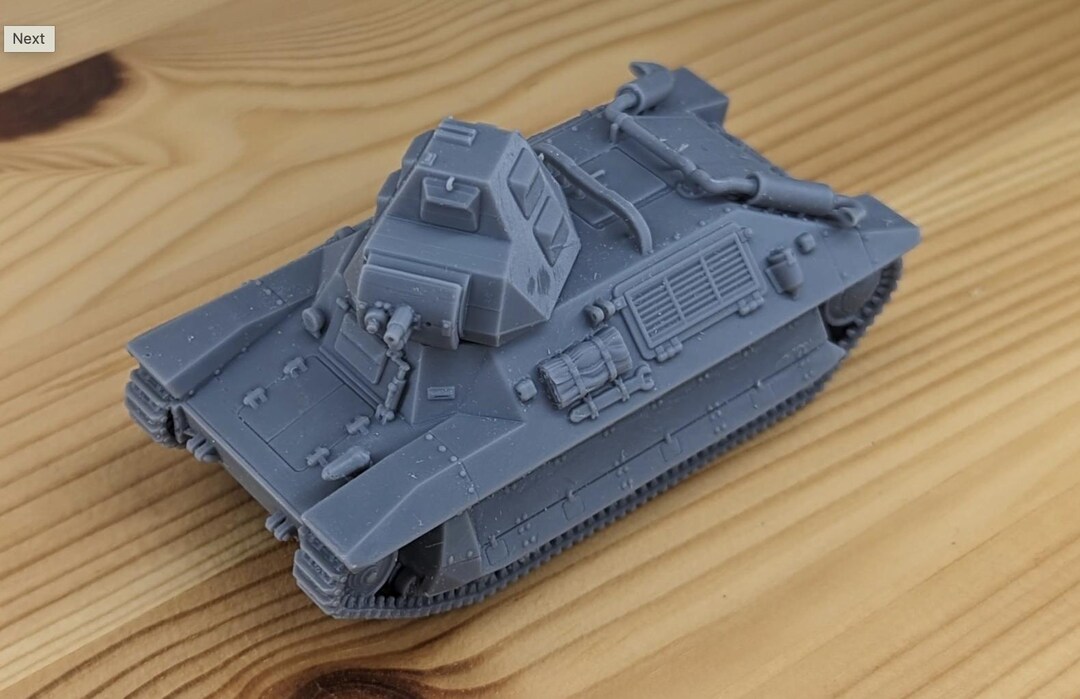 28mm World War 2 Resin Printed Light Tank FCM-36 (france, WW2) - Etsy