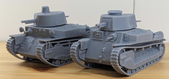 28mm World War 2- Resin Printed Medium Tank Type 89B I-go (japan