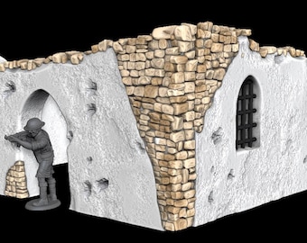 World War 2- 28mm scale North African Ruins 2