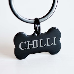 Custom Engraved Pet ID Tag: Stainless Steel, Double Sided
