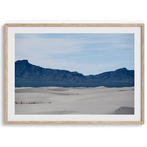 White Sands - New Mexico - National Park - Landscape Photo - Desert - Digital Download