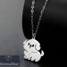Sitting Puppy Dog Necklace For Girls And Teens In Sterling Silver With Rhodium Plating | Jewelry Vine - View #8