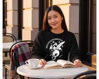 Romantasy Reader Club Dragon Quill Sweatshirt, Romantasy Gift for Her, Cozy Bookish Crewneck