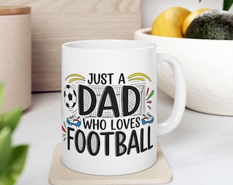 Soccer Dad Ceramic Mug: Football Lovers Gift
