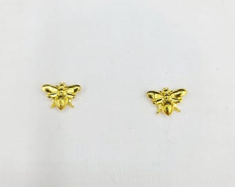 Mini Bee Stud Earrings