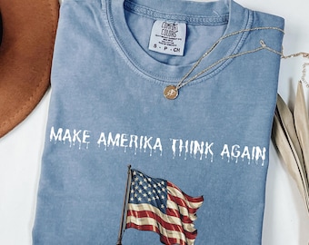 Comfort Colors® 4th of July tee,Liberal fourth of July Tee,America tee,Patriotic Tee,Subtle Anti Trump Shirt FDT Tee democrat July 4th tee