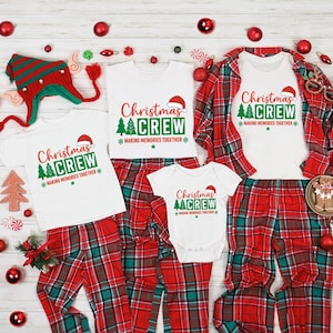 Customized Family Christmas Crew 2025 Shirts, Christmas Family Shirt, Christmas Group Shirt, Christmas Pajamas T-shirts,Christmas Crew Shirt