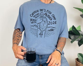Comfort Colors® Custom Alaska Fishing Trip Shirt, Personalized Fish Camp Tee, Beach Week 2026 Shirt, Family Fishing Vacation Gift