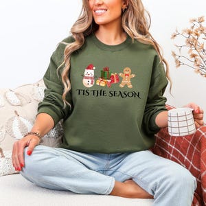 Tis The Season Sweatshirt, Christmas Tis The Season Sweatshirt, Merry Christmas Shirt, Christmas Sweatshirt, Cute Winter Hoodie