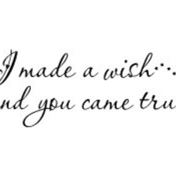 Wish Wall Decal Etsy