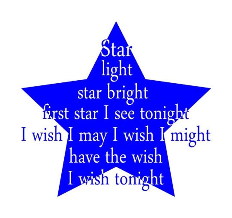Star Light Star Bright Wall Vinyl Decal 15 Etsy