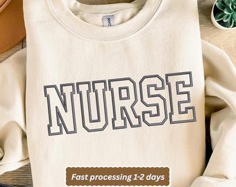 Nurse Sweatshirt Gift for Women, Cozy Medical Worker Appreciation Pullover, Graduation Gift for Nursing Student, Healthcare Crewneck