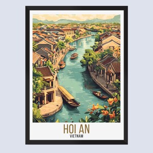 Hoi An Vietnam Travel Poster, Hoi An Vietnam Travel Print, Hoi An Vietnam Wall Art, Hoi An Vietnam Home Decor, Hoi An Vietnam Travel Gifts,