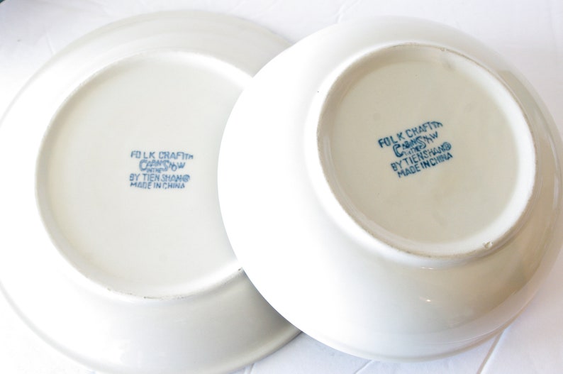 Vintage Folk Craft Cabin in the Snow Christmas Dinnerware Etsy