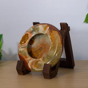 Vintage Marble Ashtray - Etsy