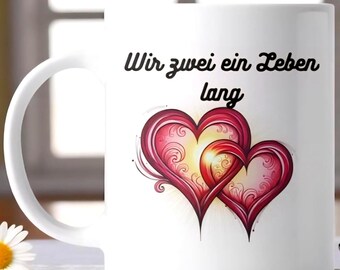We Two a Lifetime” – Perfect Gift for Couples (325 ml Cup)