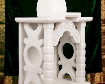 Tempel klein Super Weiß Marmor, Mandir verwenden Home & Offie