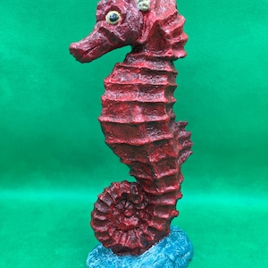 Seahorse cast stone statue