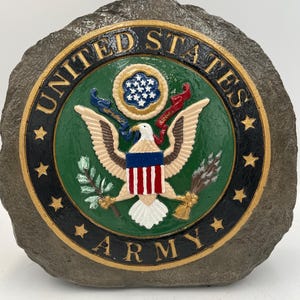 Army Stone: Military Garden Decor