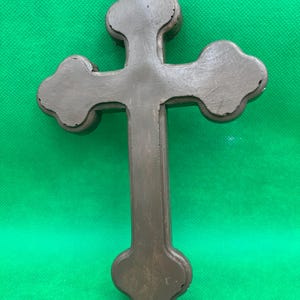 cross (hanger) cast stone