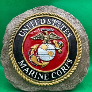 Marine Military Stone cast stone