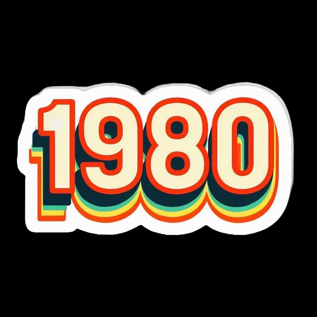 1987 Stickers - Etsy