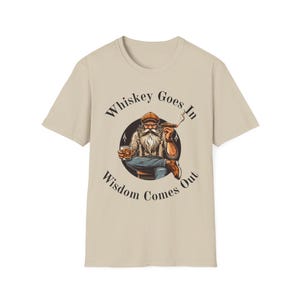 Whiskey Wisdom Unisex T-Shirt - Funny Gift for Whiskey Lovers, Casual Wear, Holiday Apparel, Beer Lover Tee, Unisex Shirt