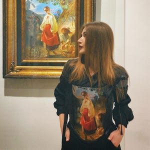 Custom Painting Corset: Wearable Painting with famous Artworks, Personalized Design