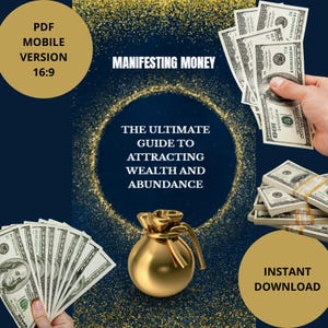 The Ultimate 50 PAGES Guide to Attracting Wealth & Abundance – Law of Attraction eBook Manifest Money