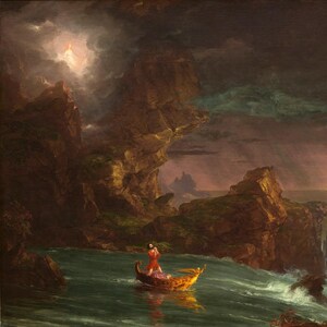 Thomas Cole, &quot;The Voyage of Life: Manhood&quot;, (1842), Giclee Fine Art Print, Romanticism, Life, Adulthood, Wall Decor, Interior Design