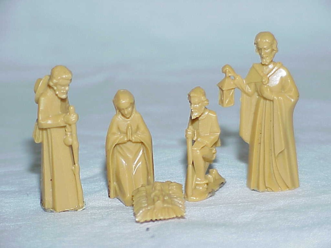 SALE Vintage Miniature Nativity Set Made In Germany Etsy