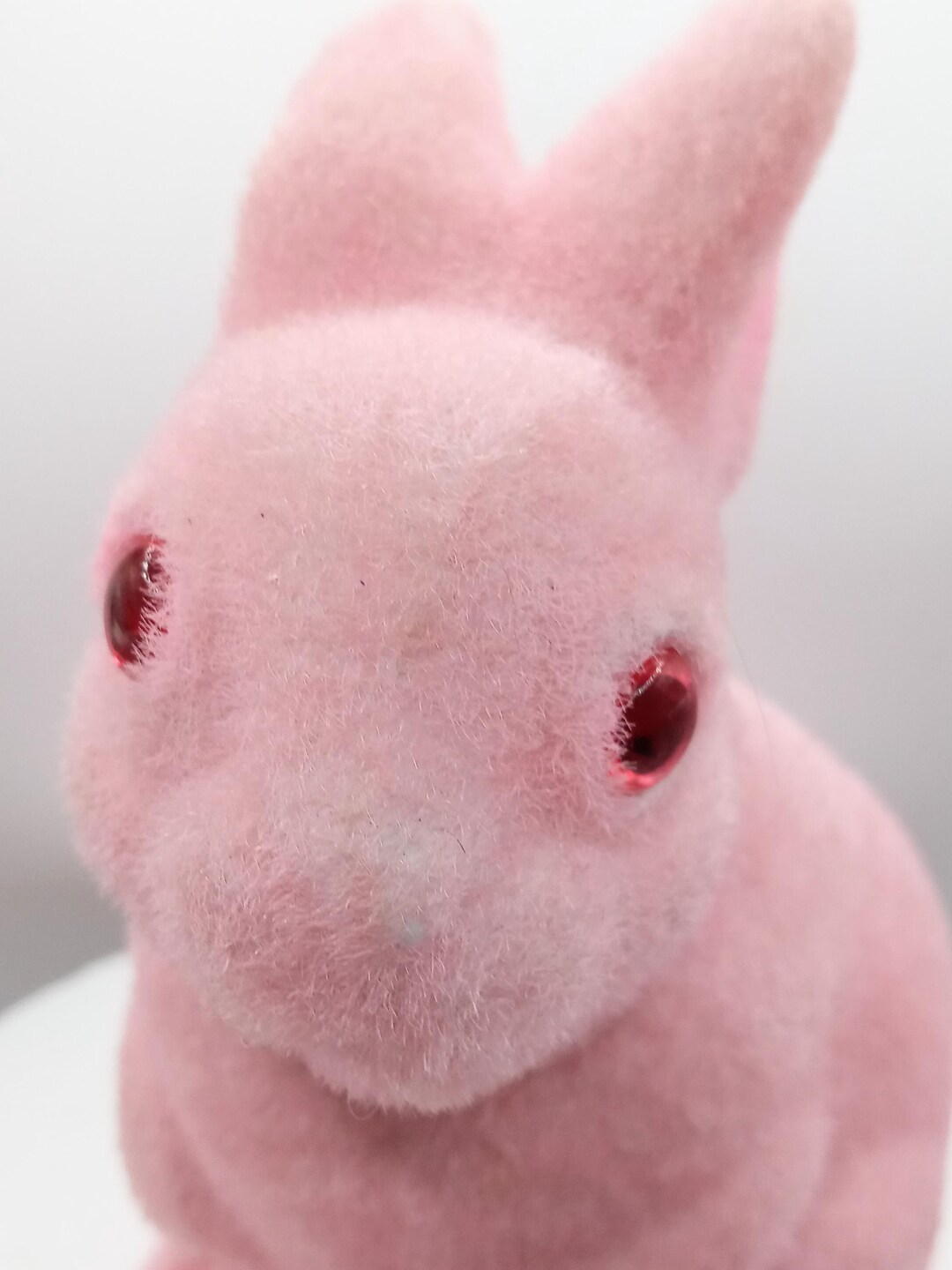 Pink Rabbit Xbox Game Vintage Fuzzy Flocked Pink Bunny Rabbit Bank, Older China Import - Etsy