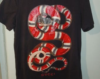 Vintage GUCCI King Snake Shirt XXL
