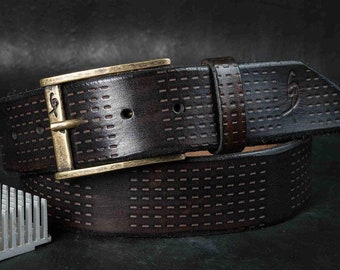 Men's Brown Leather, Men's Leather Belts, Belt Buckle, Leather Accessories, Brown Leather Belt, Western Style, Design Leather, Men's Fashion