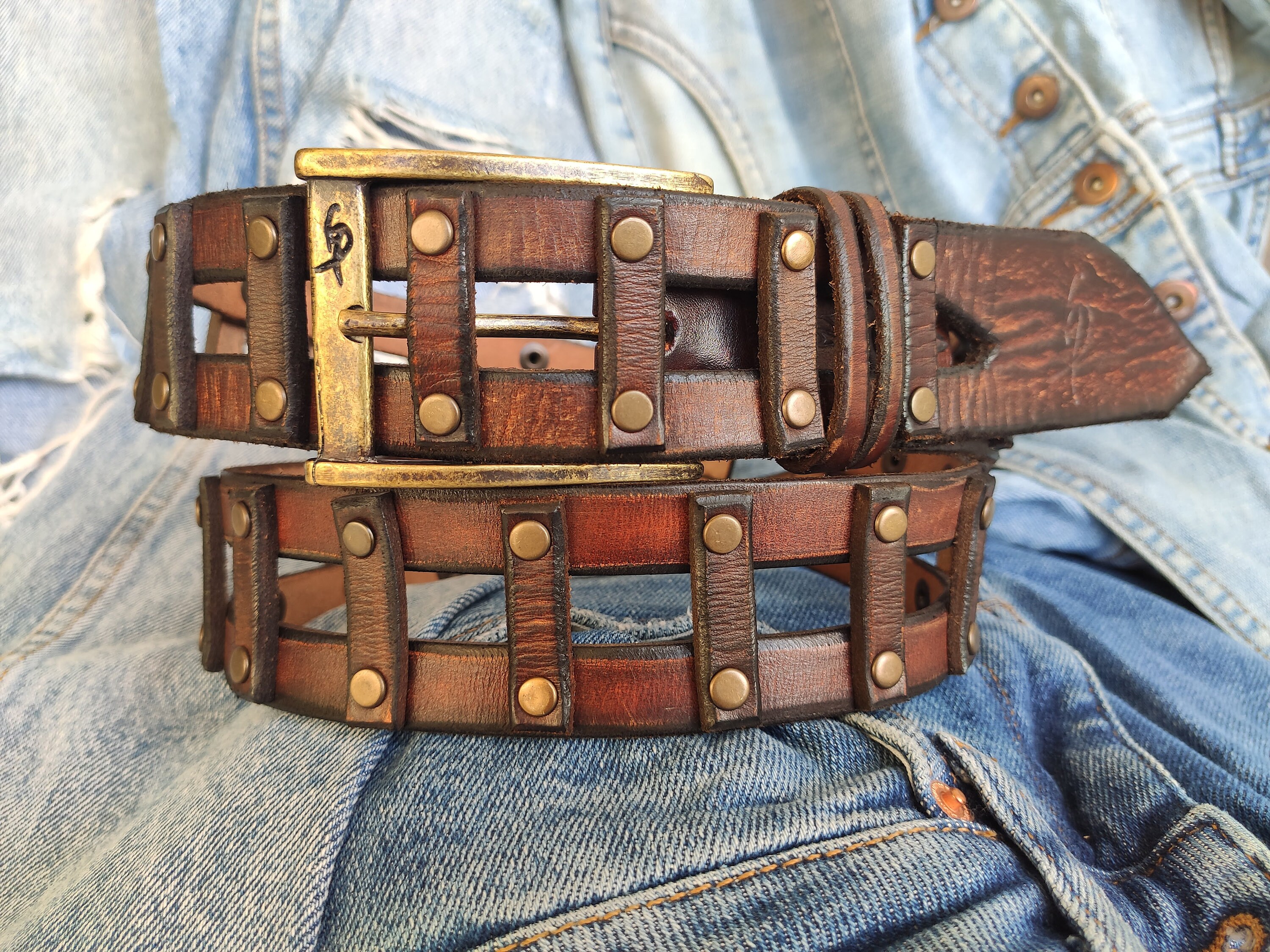 mens brown belt amazon