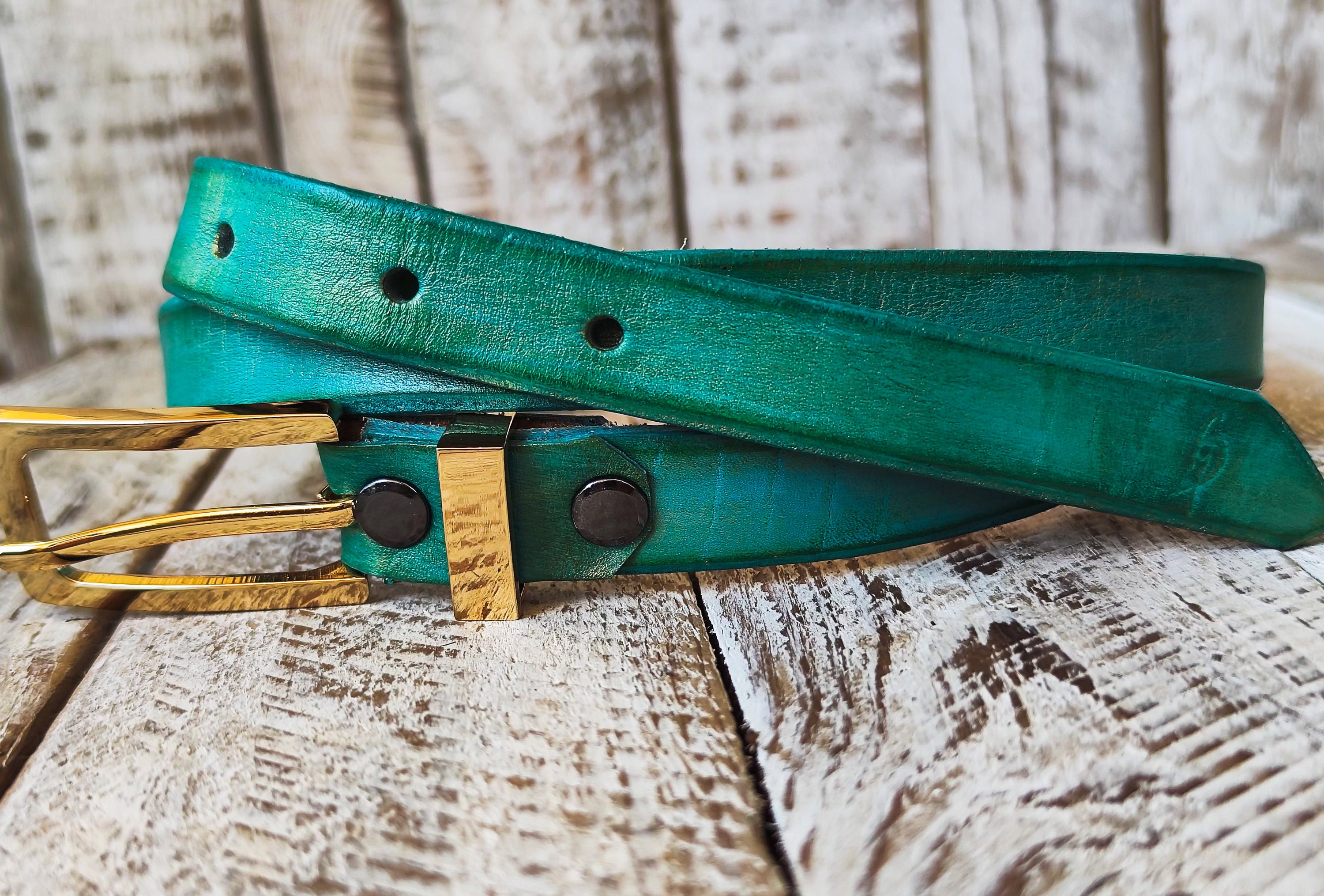 小物 yoke Narrow Leather Belt Future Present - YOKE | Narrow Leather Western Belt
