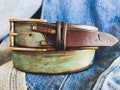 Men's Leather Accessories Men's Leather Belt vintage Belt Custom Leather Belt Gift Turquoise Leather Belt Men's Belt Belt for Him Christmas product logo
