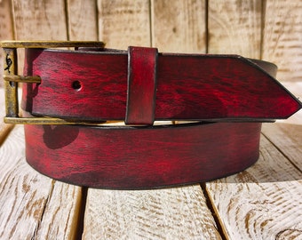 Country Corner　BELLE ILE EN MBR 木製XZ3298 Leather belt Burberry Beige size 95 cm in Leather - 46023613