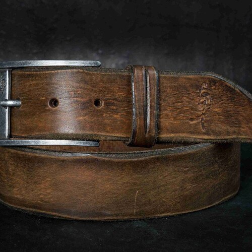 Artisan Leather Buckle Belt Men's Design Fashion - Etsy