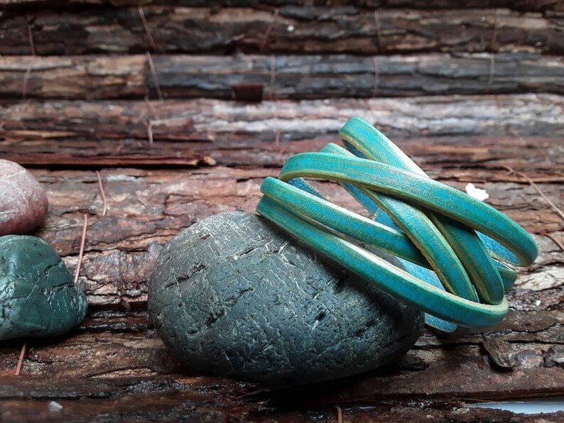 Men/'s Bracelet,Men/'s Leather Bracelet Men/'s Cuff Bracelet turquoise leather,Genuine Leather Leather Cuff Bracelet for Men Wrap Bracelet