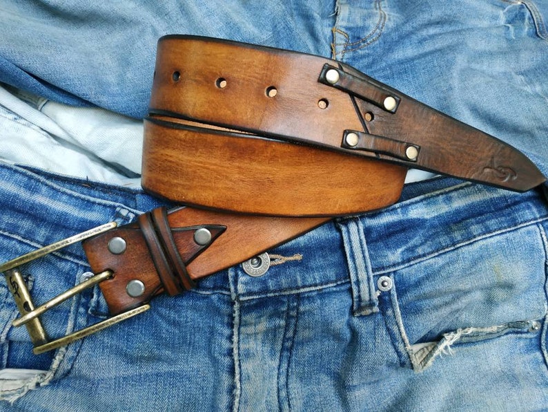 custom leather belts