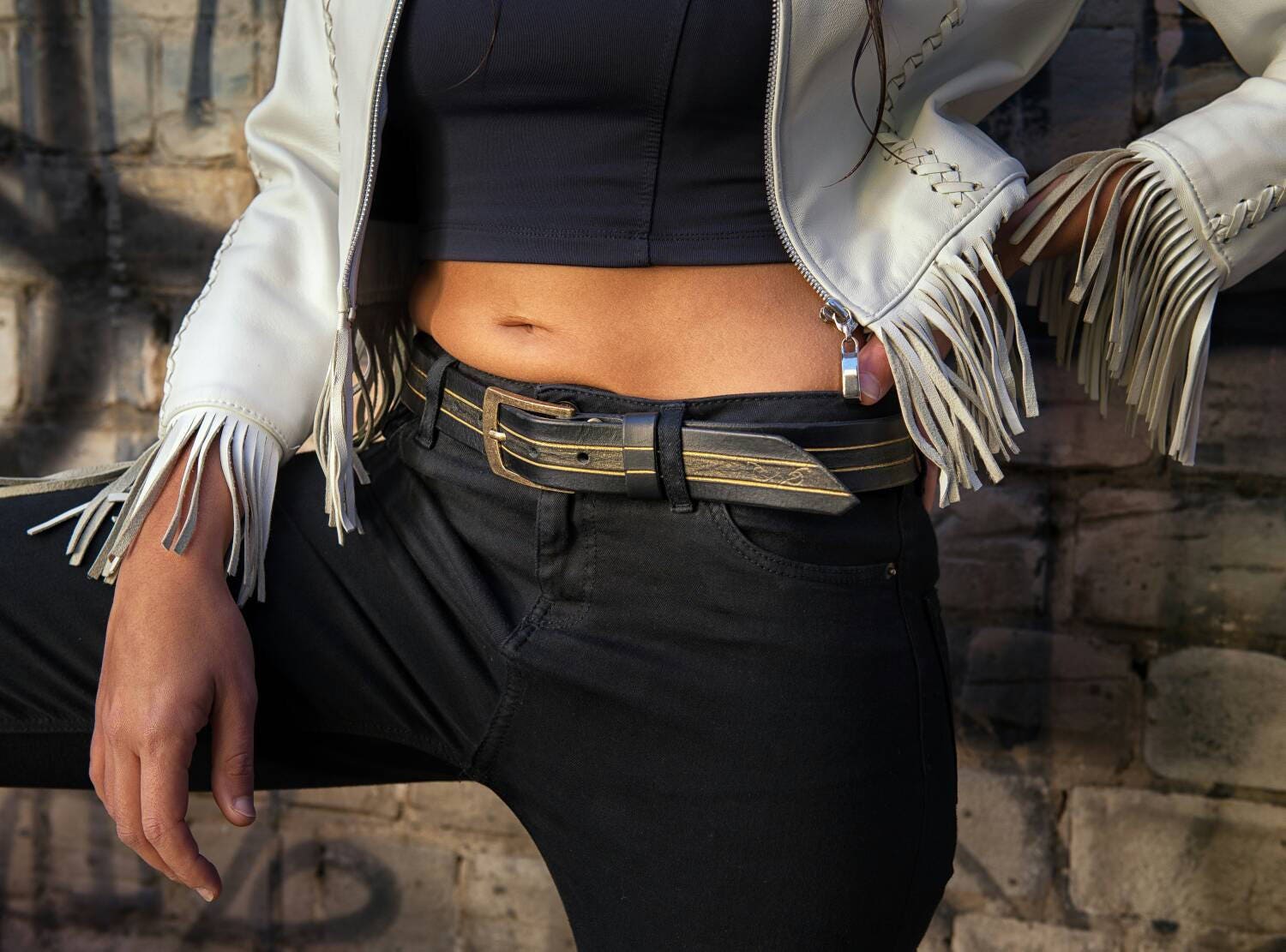 Leather Belt, Black Belt, Buckle Belt, Men's Belt, Woman's